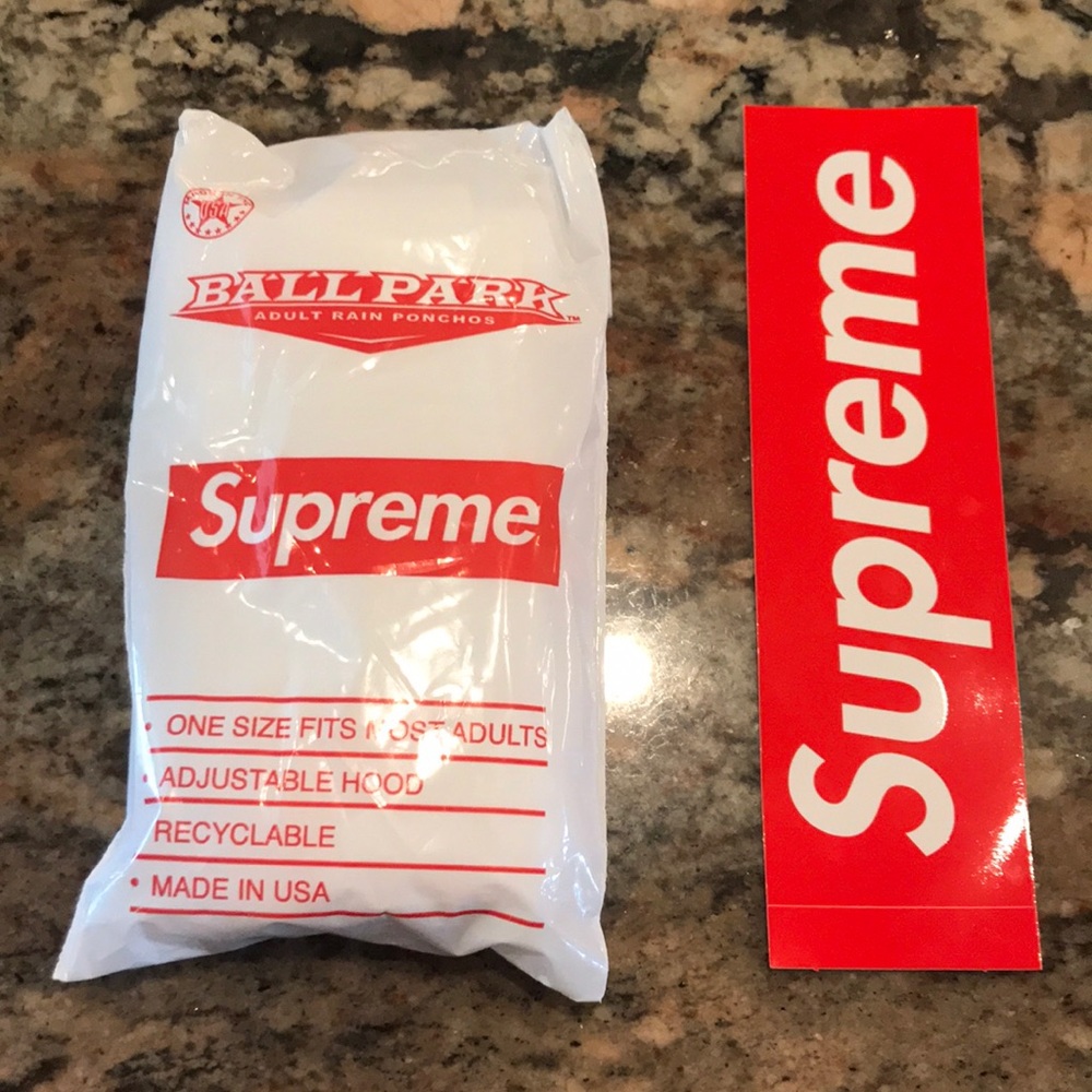 Supreme Ballpark Poncho BRAND NEW UNWORN